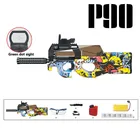 Электрический бластер P90, игрушечный пистолет, безопасная водная пуля с гелевыми шариками, Спортивная винтовка, снайперское оружие, пистолет, игрушки для мальчиков, подарки