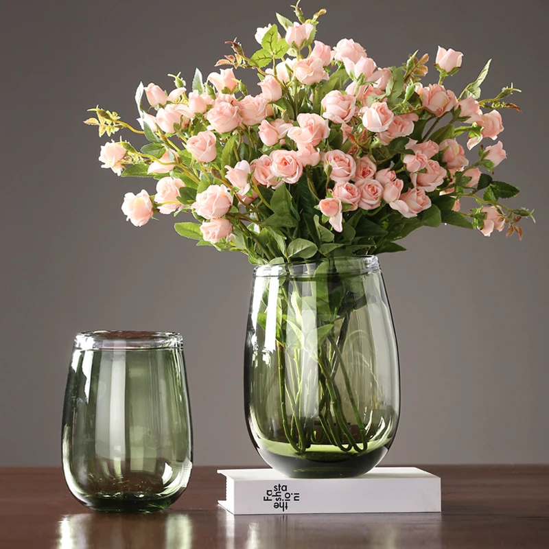 

Современная простая стеклянная ваза, зеленый гидропонный Террариум, стеклянные контейнеры, мебель, поделки, Цветочная ваза для свадебного ...