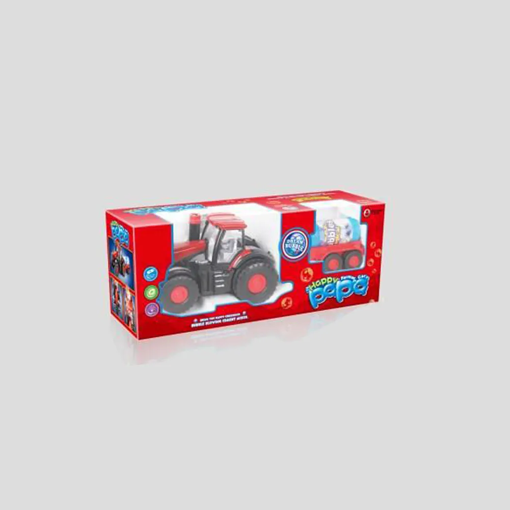 

Toy Car Bubble Blowing Farm Tractor with Lights Sound Children Machines Car Toys Truck Vehicles Figure Blazed Toys For Children