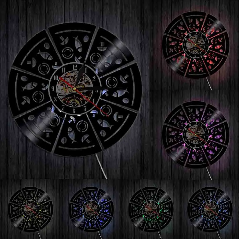 Светодиодный Светлый знак с логотипом магазина пиццы кухонный декор виниловая