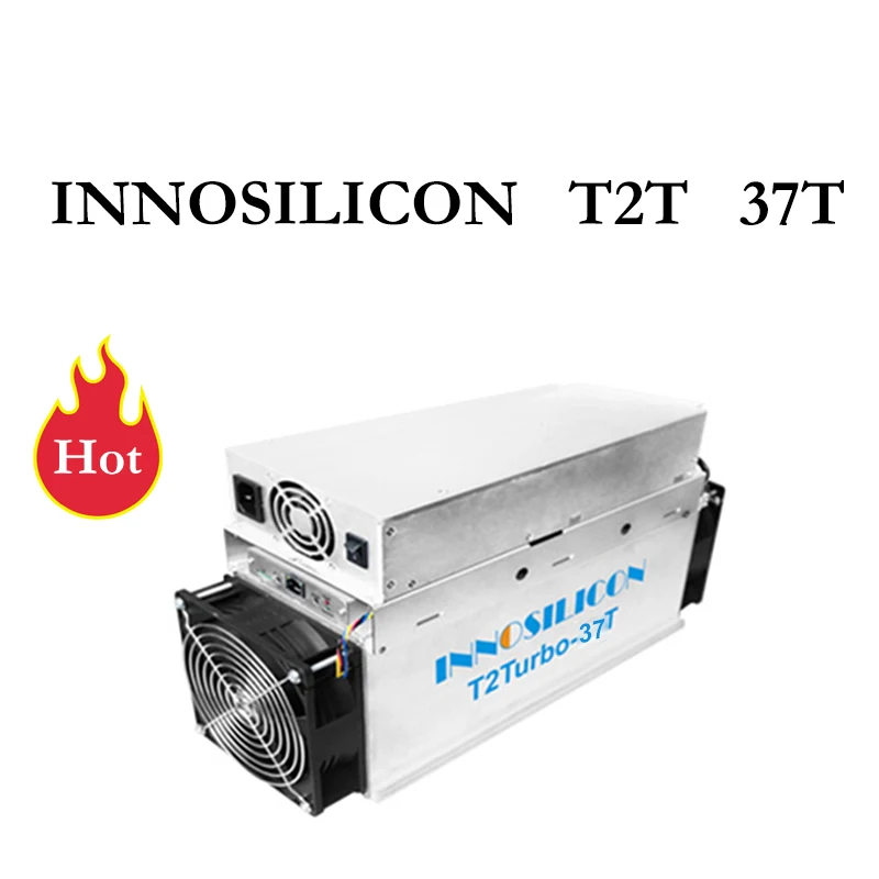 Innosilicon T2T 37TH/s 3400W with Original PSU ASIC Miner BTC Better Than WhatsMiner M3 Antminer S9k S7 S15 S17 T9+ E10 A1 |