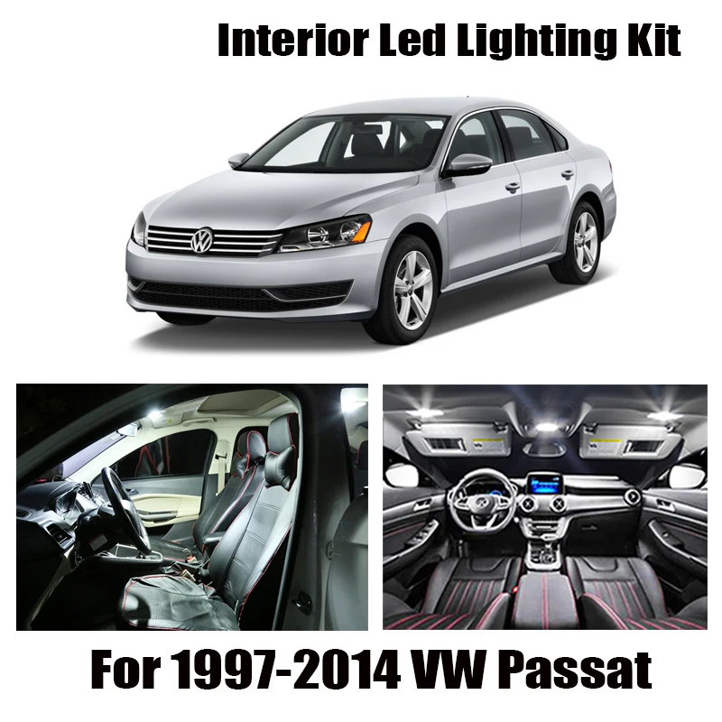 Белый без ошибок автомобильные аксессуары внутренний светодиодный светильник