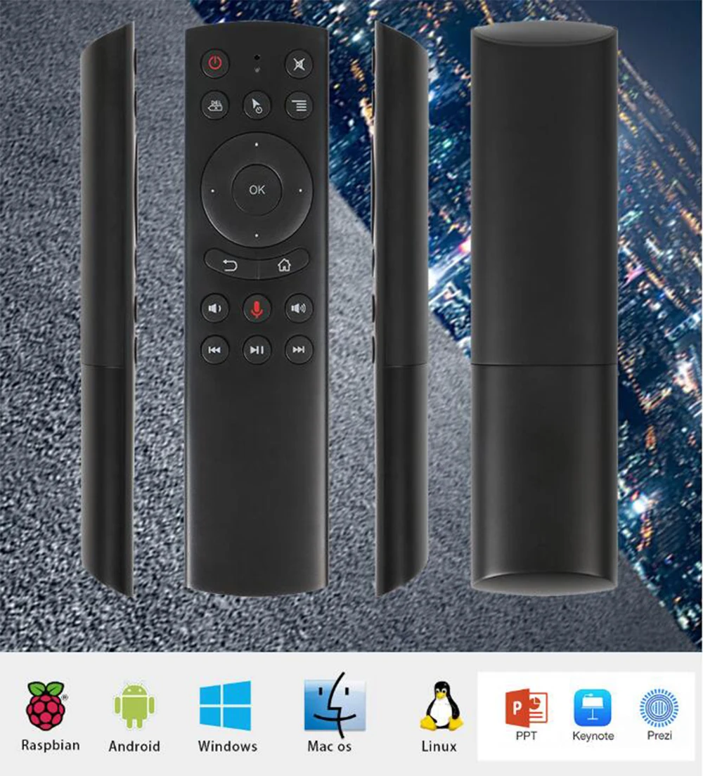 [3 шт.] Android TV Box G20 BT G20S PRO Голосовая воздушная мышь Поддержка Googel голосовой поиск и