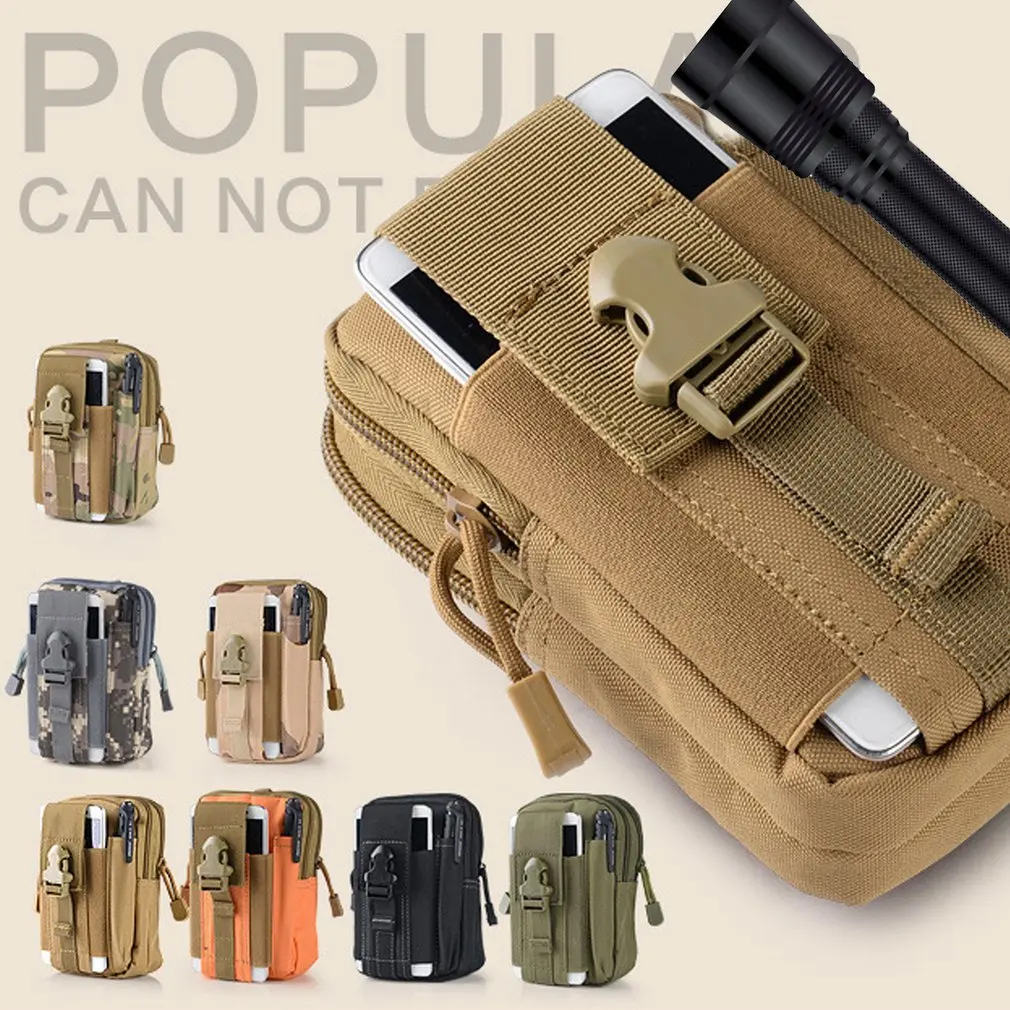 

Tactical Pouch Molle Hunting Bags Belt Waist Bag Military Tactical Pack Outdoor Pouches Case Pocket Camo Bag For Phone