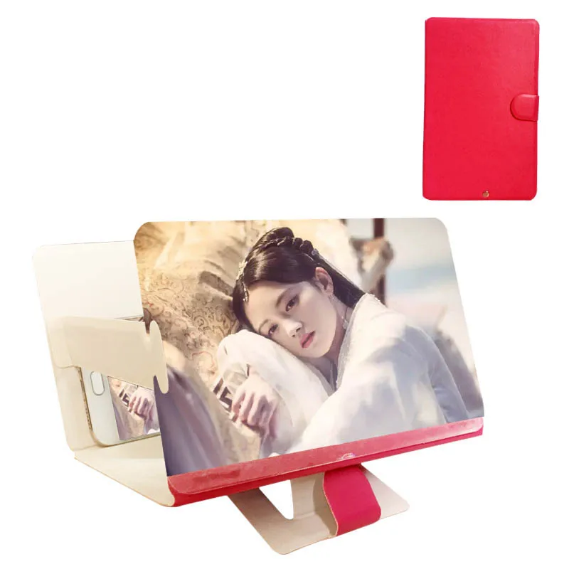 12 inch 3D Screen Desktop Folding Bracket Mobile Phone Magnifier HD Video Amplifier Smartphone Holder Stand | Мобильные телефоны и
