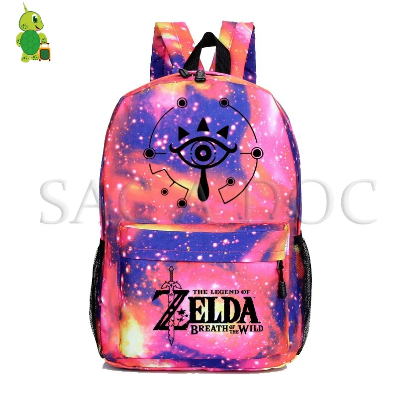 4 Легенда о Зельде игровой рюкзак для Galaxy Link Majora's Mask школьные сумки для подростков девочек мальчиков путешествия рюкзак Детский рюкзак для книг - Цвет: 4