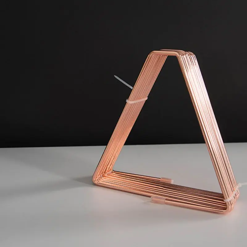 

11 Grid Triangle File Storage Shelf Book Stand Retractable Nordic Wrought Iron File Storage Holder Organizer