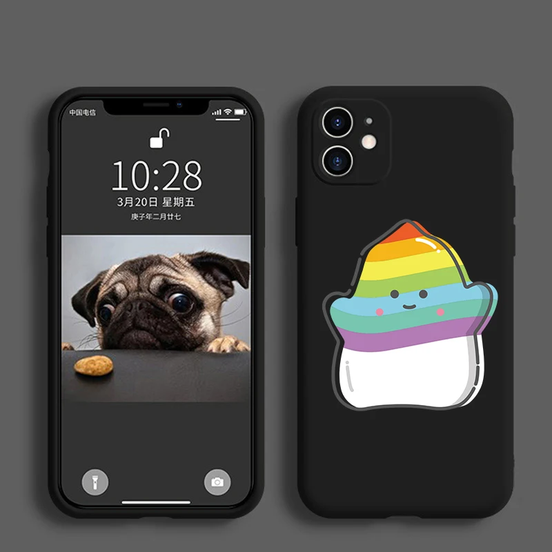 

Colorful Case For Xiaomi Mi Poco X3 FNC Note 10Lite 11 Ultar Original Liquid Case For Redmi Note 8T 7 8 9 Pro 8A 9A 9C X10 Cover