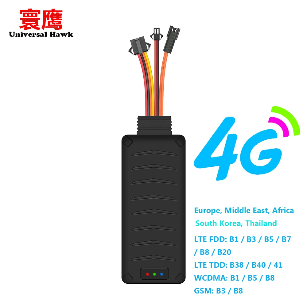 Автомобильный GPS Трекер 4G LTE голосовой монитор SOS сигнализация о столкновении с