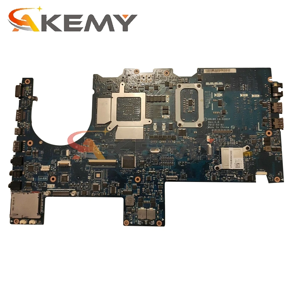 Akemy NEW 0RH50G RH50G For DELL Alienware M14X R2 Motherboard QBLB0 LA-8381P GT650M 2GB Mainboard 100%TESTED | Компьютеры и офис