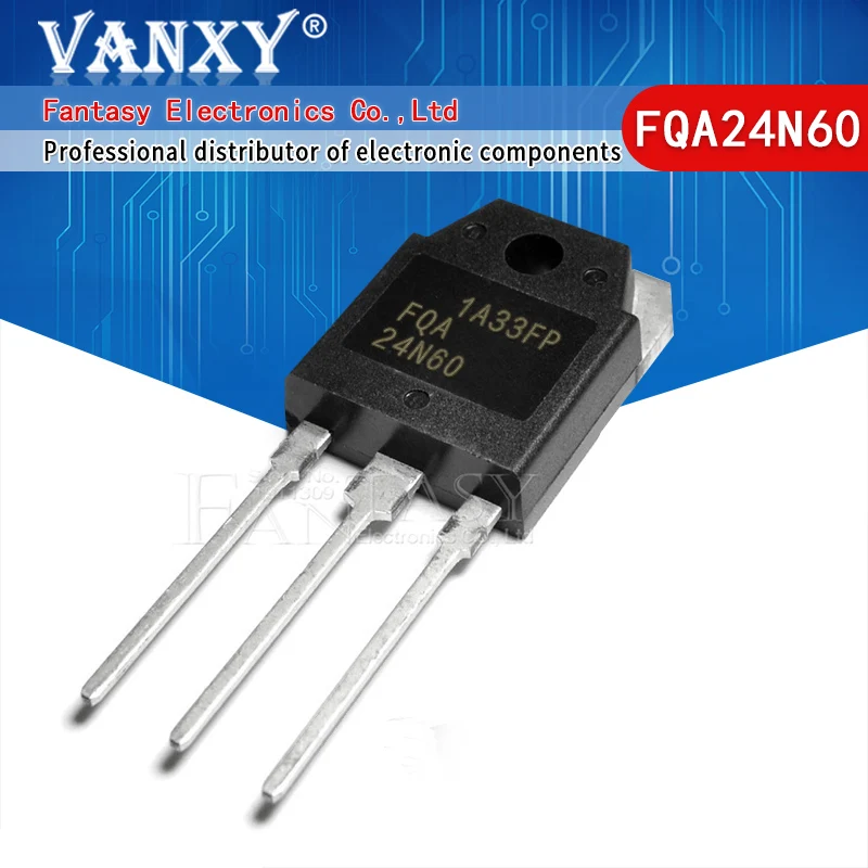 

5PCS FQA24N60 TO-3P 24N60 TO3P
