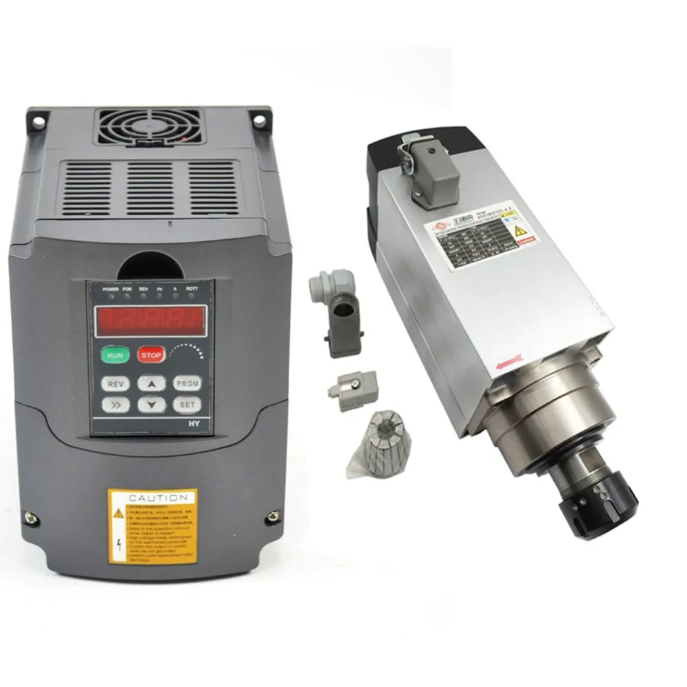 Бесплатная доставка 380 В кВт фрезерный Электродвигатель с ЧПУ HJ квадратный