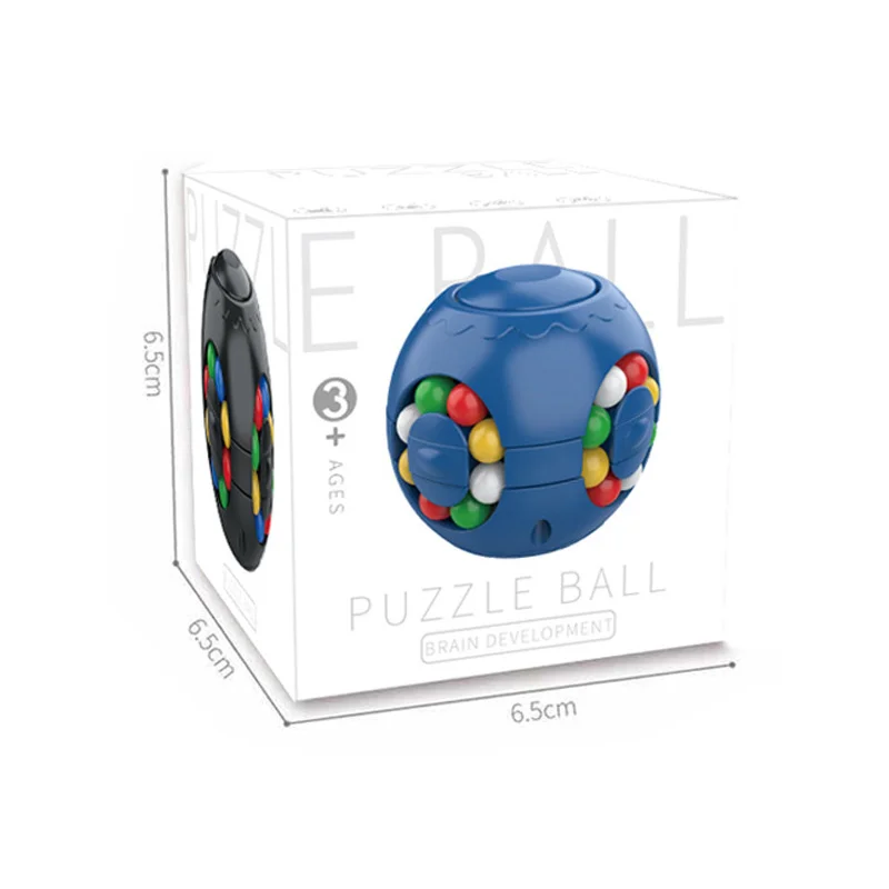 

HOT Finger Depression Toy Rotating Bean Burger Toy Stress Relief Adult Children's Intelligence Gyro Toy Fingertip Spinning Cube
