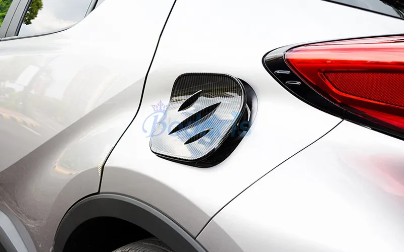 Для Toyota C-HR CHR C HR 2016 2017 2018 углеродное волокно цвет топливный бак крышка газовый