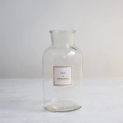 Набор прозрачных стеклянных декоративных ваз для гидропоники | Дом и сад