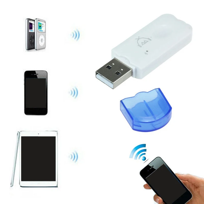 USB Bluetooth приемник аудио стерео адаптер маленький беспроводной громкой связи ключ