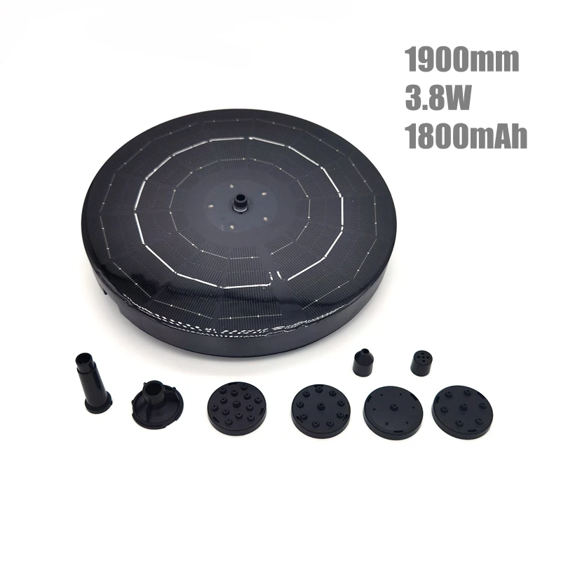 

LED Solar Water Fountain Pool Pond Waterfall Fountain Garden Decoration Outdoor Bird Bath Solar Powered Fountain Floating Water