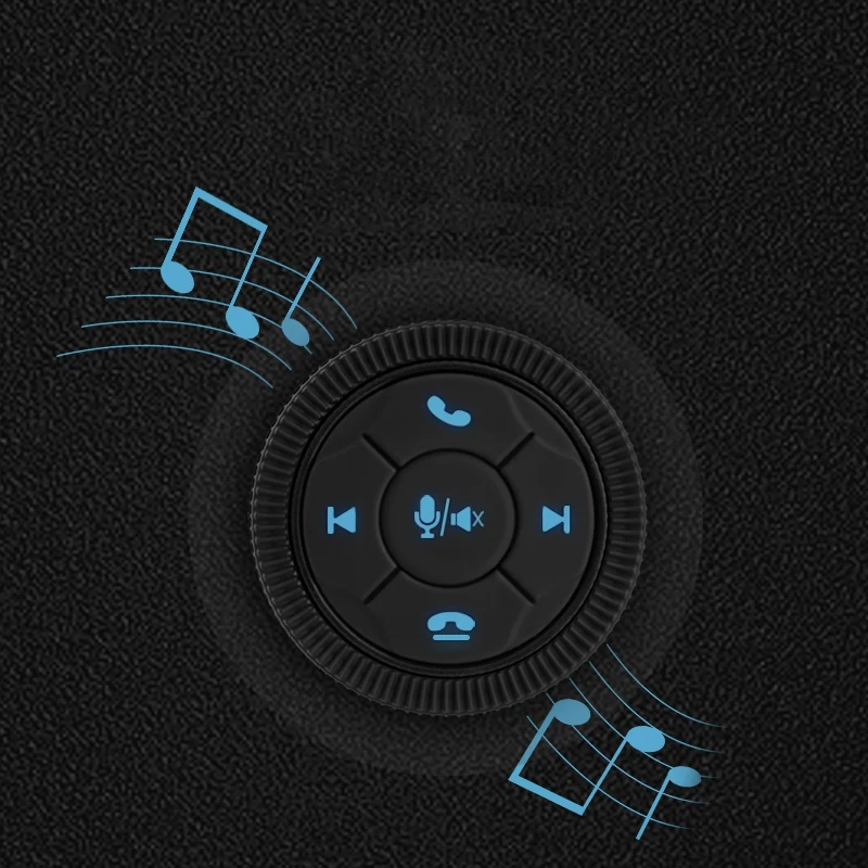 Серебристый Автомобильный контроллер рулевого колеса беспроводное управление