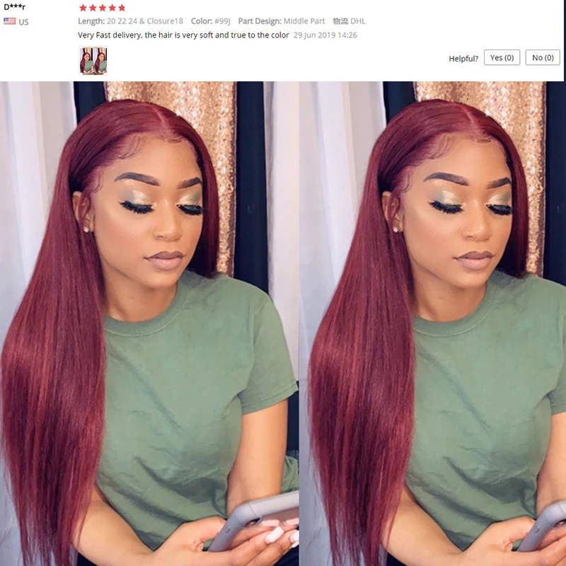 Pinshair 99J бордовый прямые волосы пряди 1/3 pcs бразильские волосы переплетения пряди красные человеческие волосы плетение наращивания на клипсах, не Волосы remy