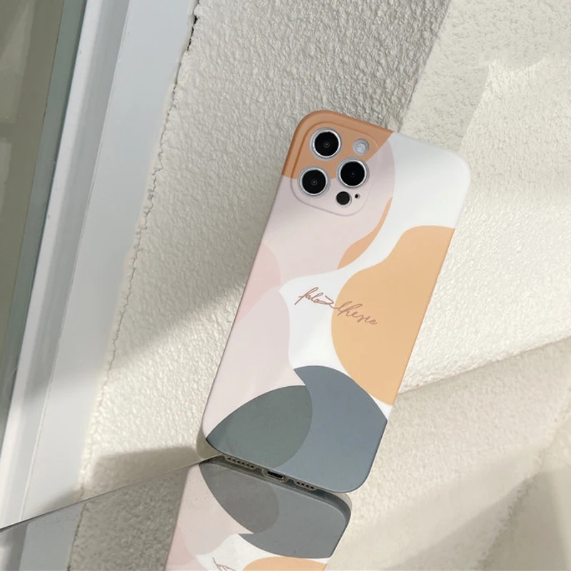 

moskado Matte Pattern Camera Protection Phone Cover For iPhone 12 Pro 11 Pro Max X XR XS max 7 8 7Plus Soft Silicone IMD Cases
