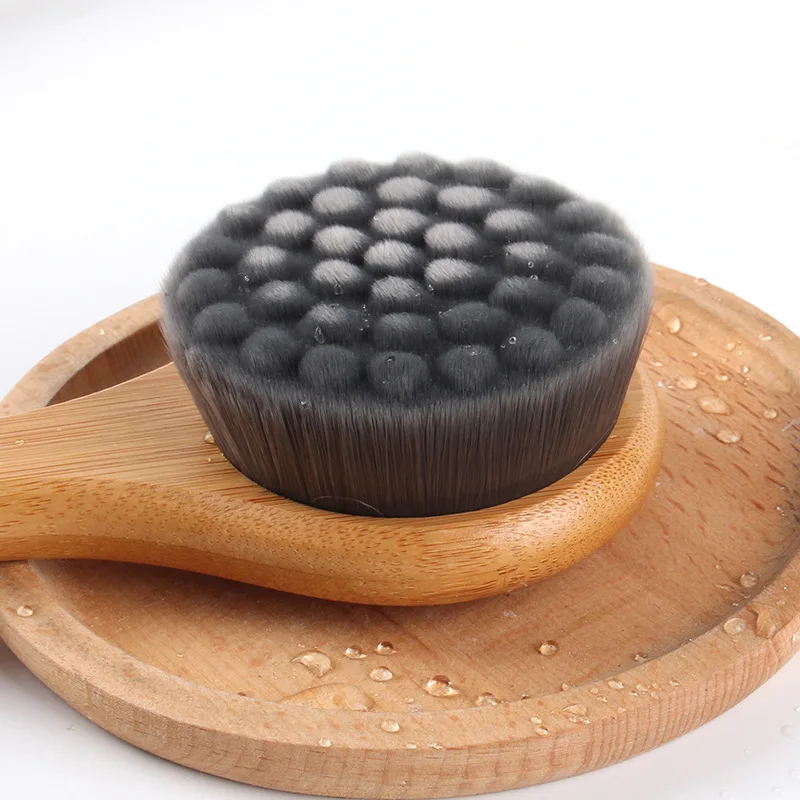 Массаж тела Душ щетка деревянная нанометровая флисовая Скраб аксессуары для