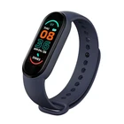 Смарт-часы M6 спортивные, фитнес-браслет, шагомер, пульсометр, измерение артериального давления, Bluetooth Смарт-браслет для мужчин и женщин