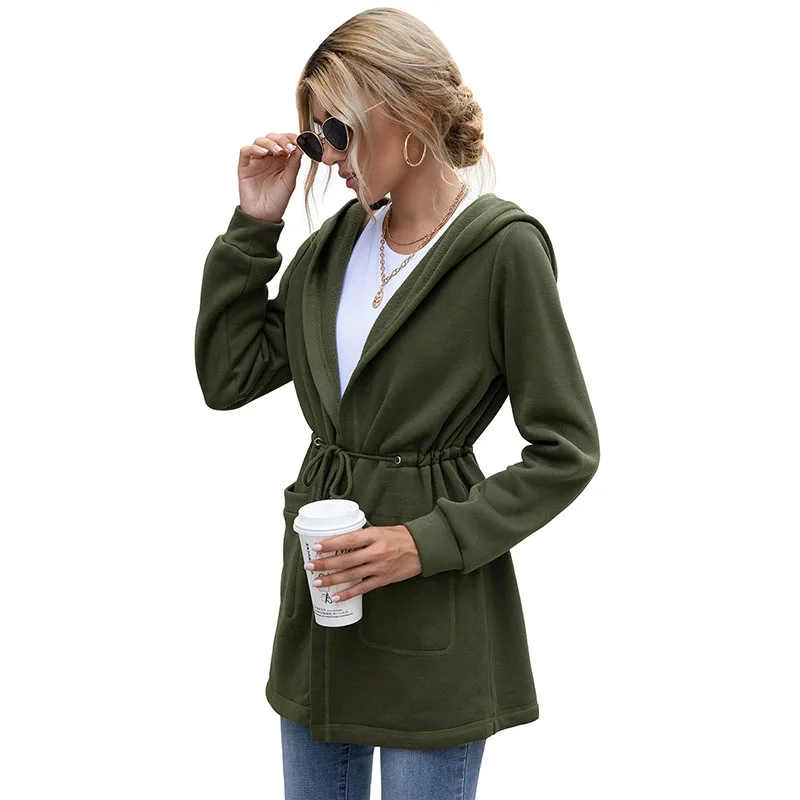 Женская толстовка пальто зимнее женское новинка 2021 уличная одежда свободная