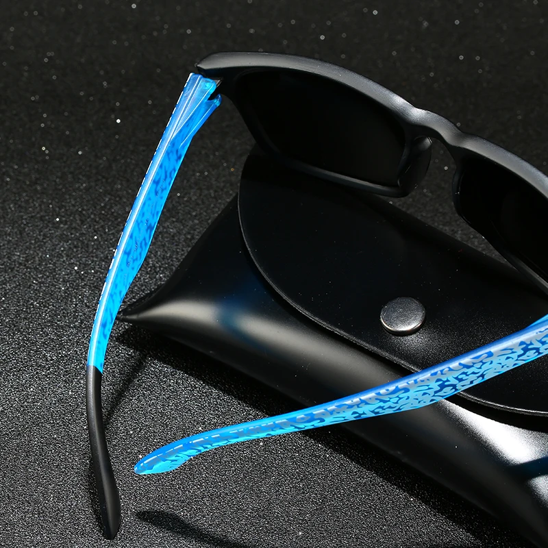 2020 новые модные квадратные Мужские поляризационные солнцезащитные очки UV400