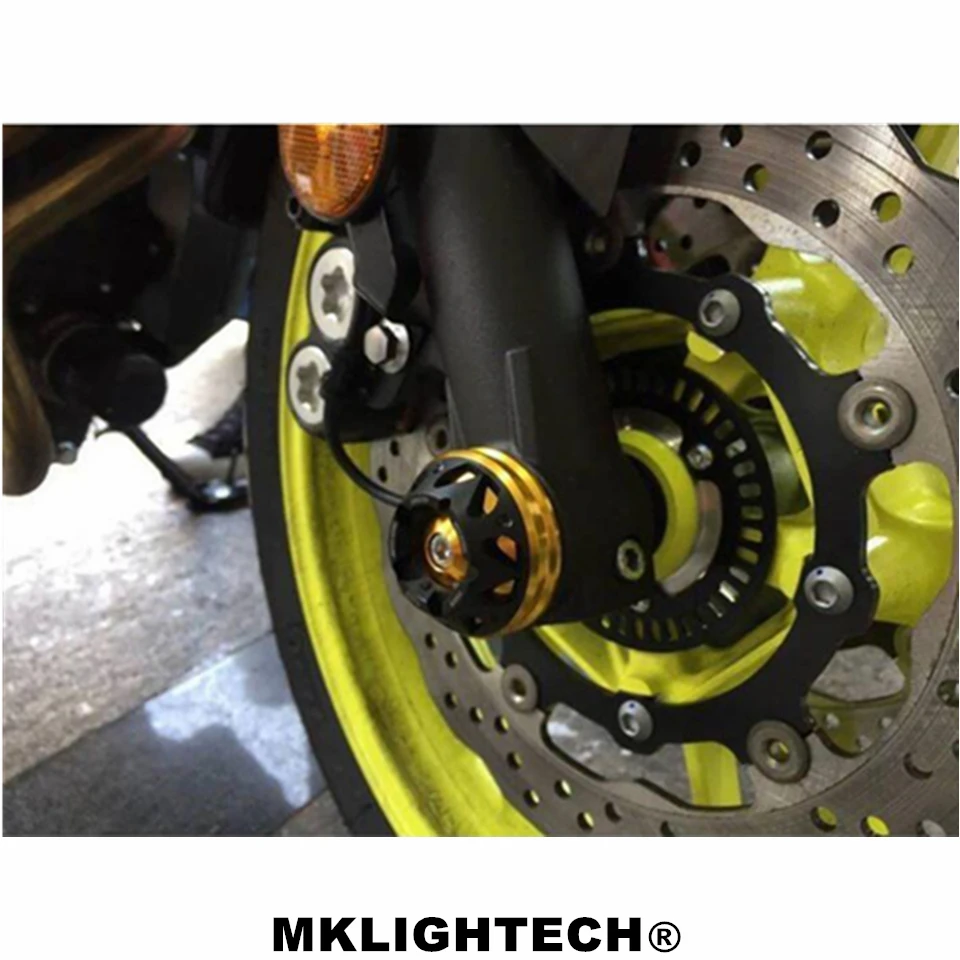 Mklighttech CNC Модифицированная Передняя и задняя вилка для мотоцикла, осевые ползунки, Защитная крышка для DUCATI Multistrada 620 2003-2006