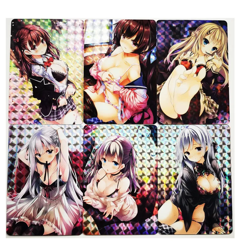 9 шт./компл. ACG Красивая Униформа Нижнее белье девушки рефракция сексуальные Хобби