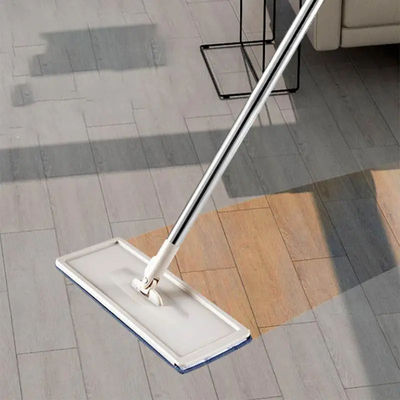 Плоская выдавливаемая Волшебная Автоматическая швабра и ведро избегайте мытья рук из микрофибры салфетка