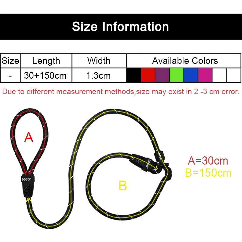 MySudui Светоотражающий Поводок для собак нейлоновый ремень поводок бега светится в