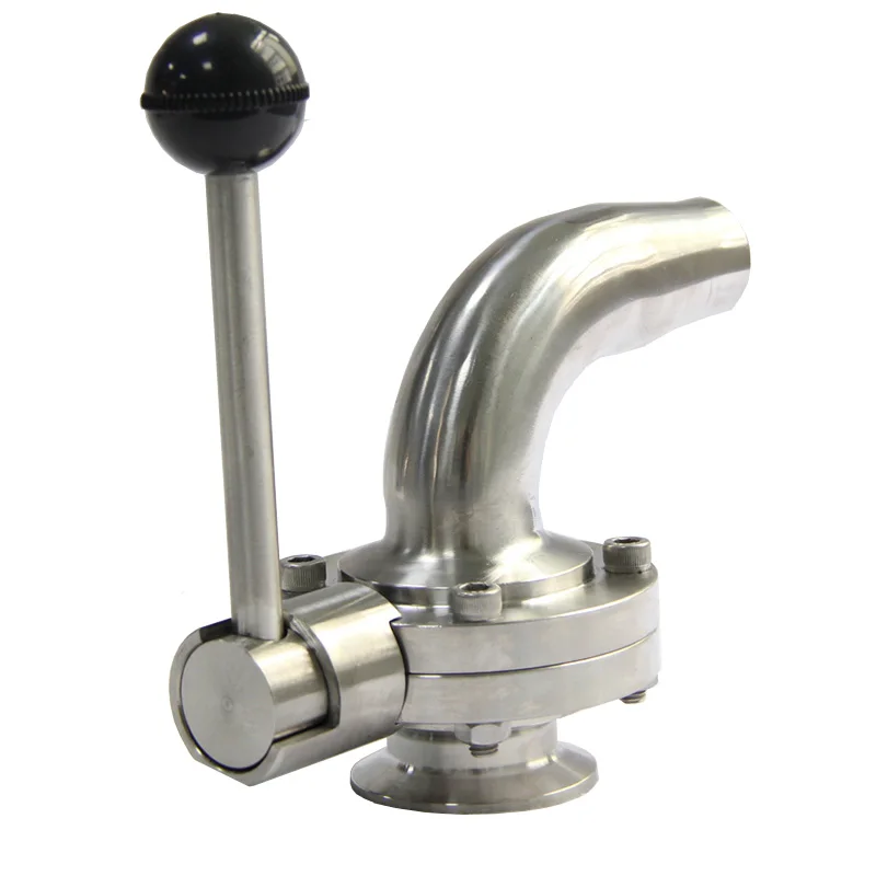 Клапан бабочка санитарный из нержавеющей стали 51 мм 2 дюйма|Клапан| |