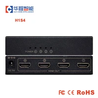 4k hd hdmi compatible splitter 1in 4 out mini split connector 4 port support hdcp 30m distance for pc dvd video conference