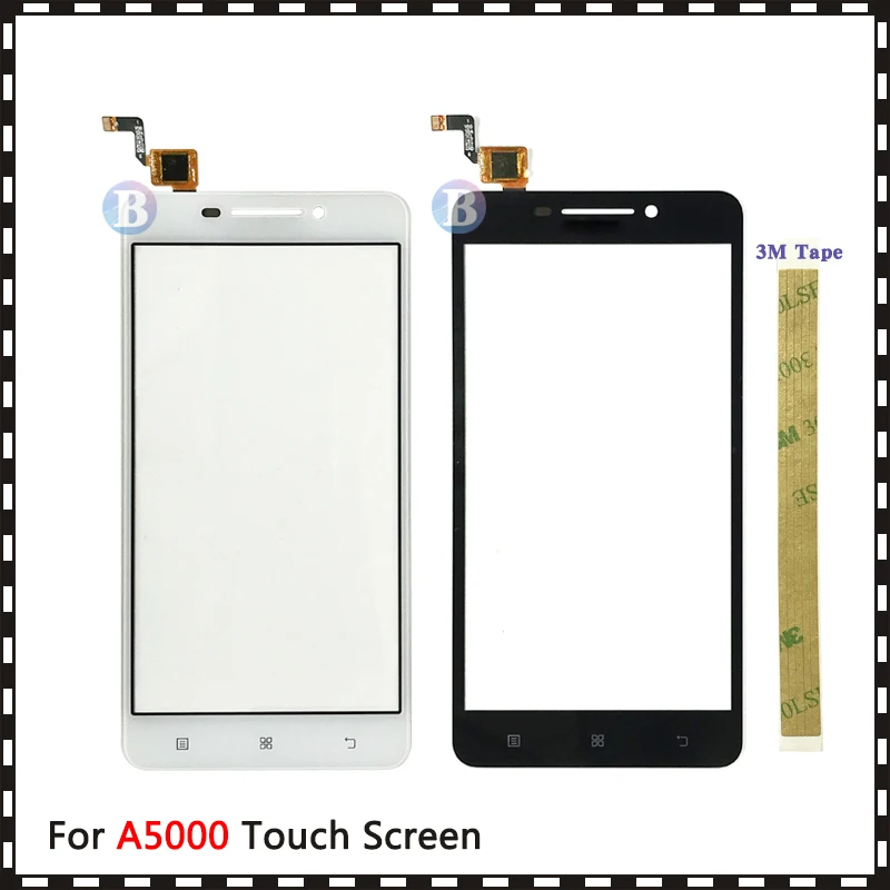 

Замена высокого качества 5,0 "для Lenovo A5000 сенсорный экран дигитайзер Датчик внешняя стеклянная панель объектива