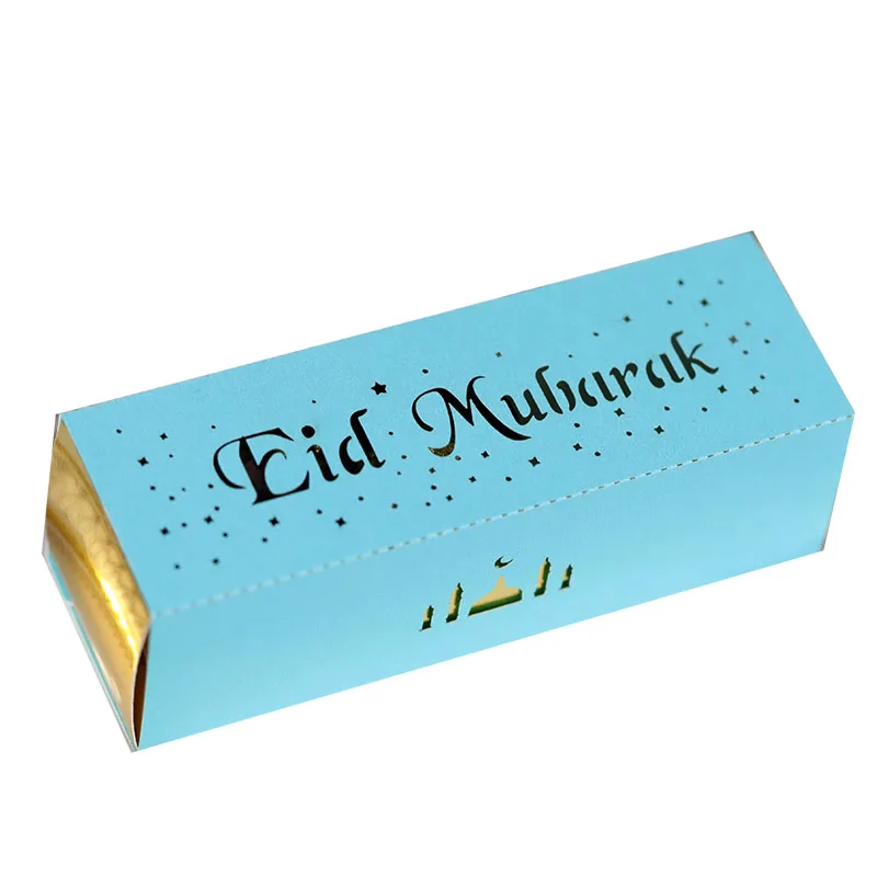 10 шт. коробка для конфет Eid Mubarak подарочные коробки Рамадан Kareem товары исламского