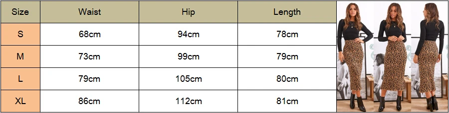 

Sexy Leopard High Waist Skirt Women Lady Fashion Slit Leopard Print Casual Long Evening Party Streetwear Pencil Mini Skirt Mujer