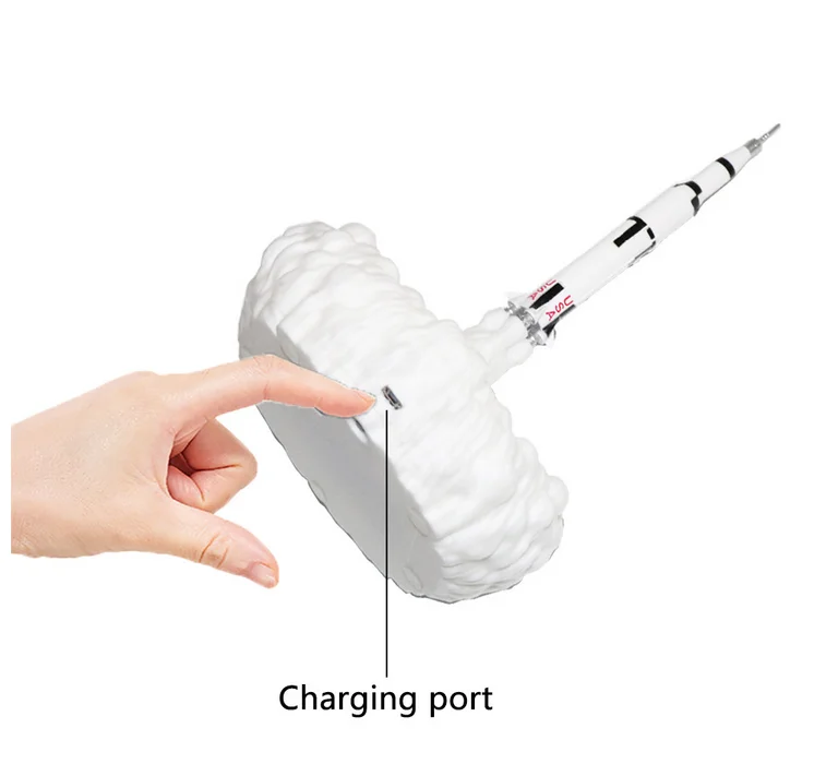 

New Dropshipping Space Shuttle Lamp and Moon lamps In Night Light By 3D Print For Space Lovers Rocket Lamp