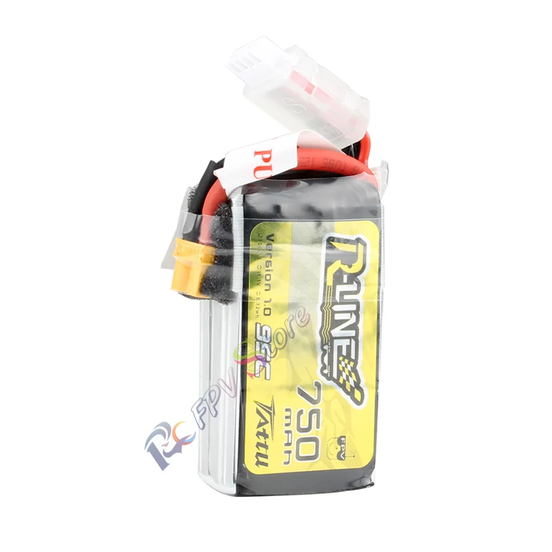 tattu r line 10 lipo 750mah 111 v 148 v 95c 3s 4s1p lipo батарейный блок