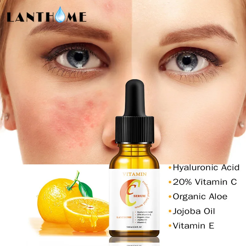 

Vitamin C Face Serum Stock Solution Hyaluronic Acid Whitening Natural Firm Soothing Repair Face Remove Acne Anti Wrinkle Serum