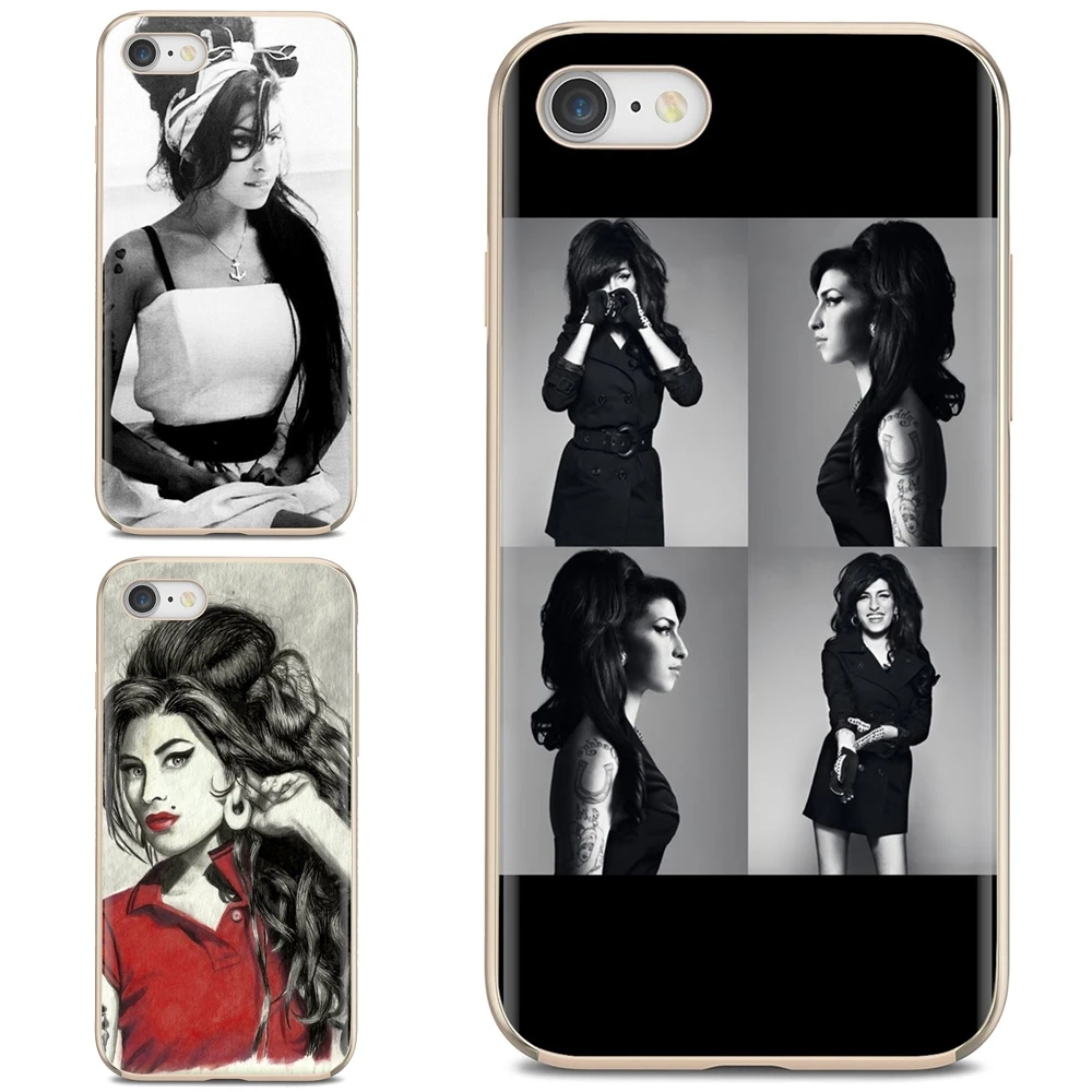 

For iPhone iPod Touch 11 12 Pro 4 4S 5 5S SE 5C 6 6S 7 8 X XR XS Plus Max 2020 Soft Shell Cover hybrid amy winehouse