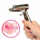 Медицинский Нержавеющаясталь расширить вагинальный прибор Влагалищное зеркало вагинальный расширитель взрослые игры Женские секс-товары для мужчин