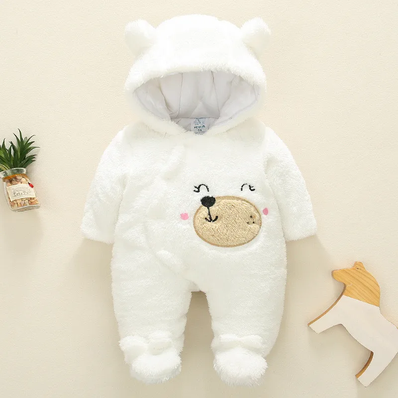 

Baby jumpsuits autumn/winter newborn clothing winter thickening Boy girl baby climbing romper clothes to keep warm 0-12M