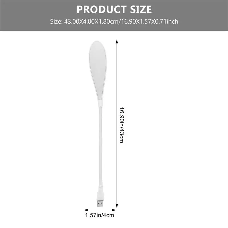 Ноутбука светодиодный светильник Перезаряжаемые USB компьютера гибкий Ночной