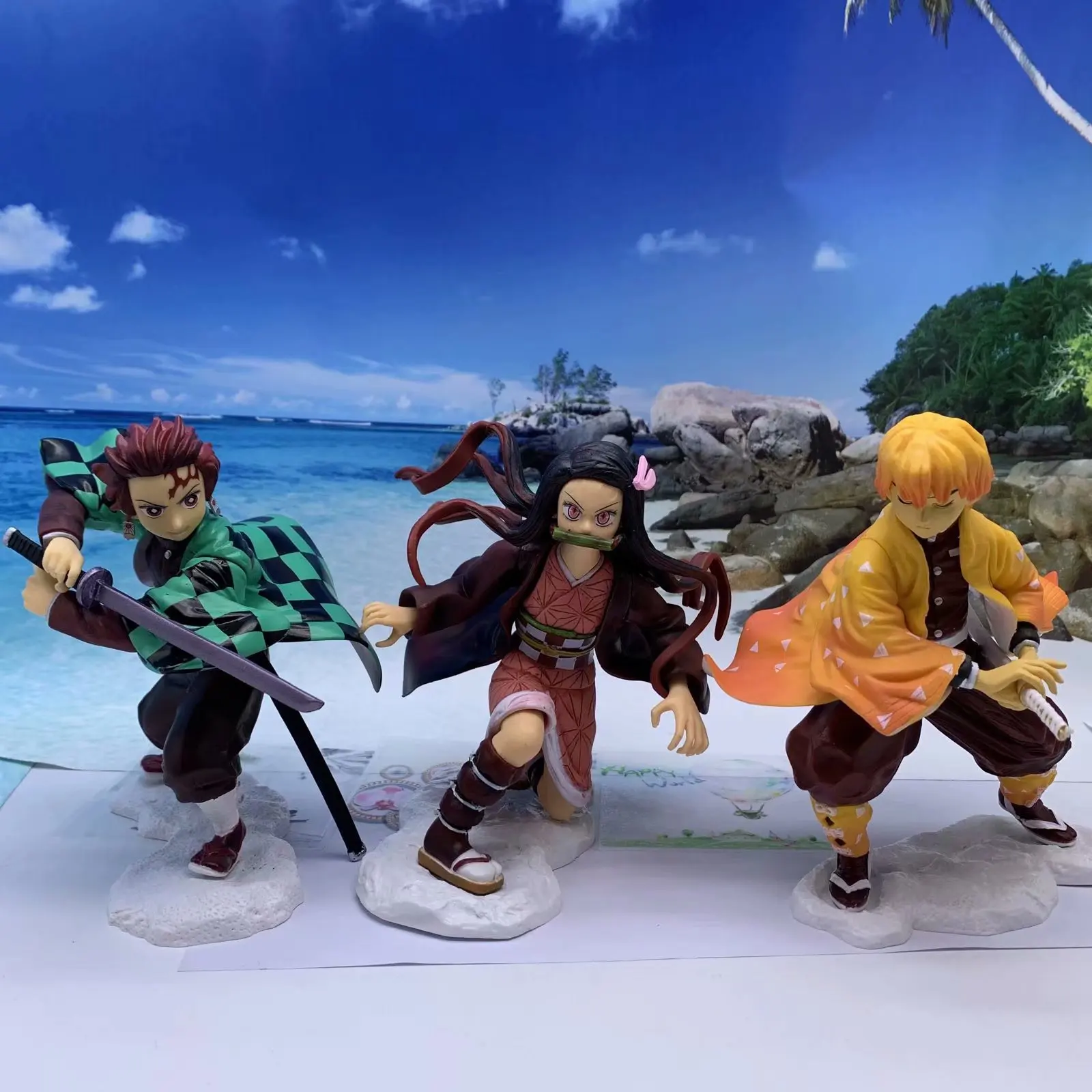 

15CM Kamado Tanjirou Figure Demon Slayer Kimetsu No Yaiba Figure Agatsuma Zenitsu Nezuko Anime PVC Action Figure Model Toy Doll