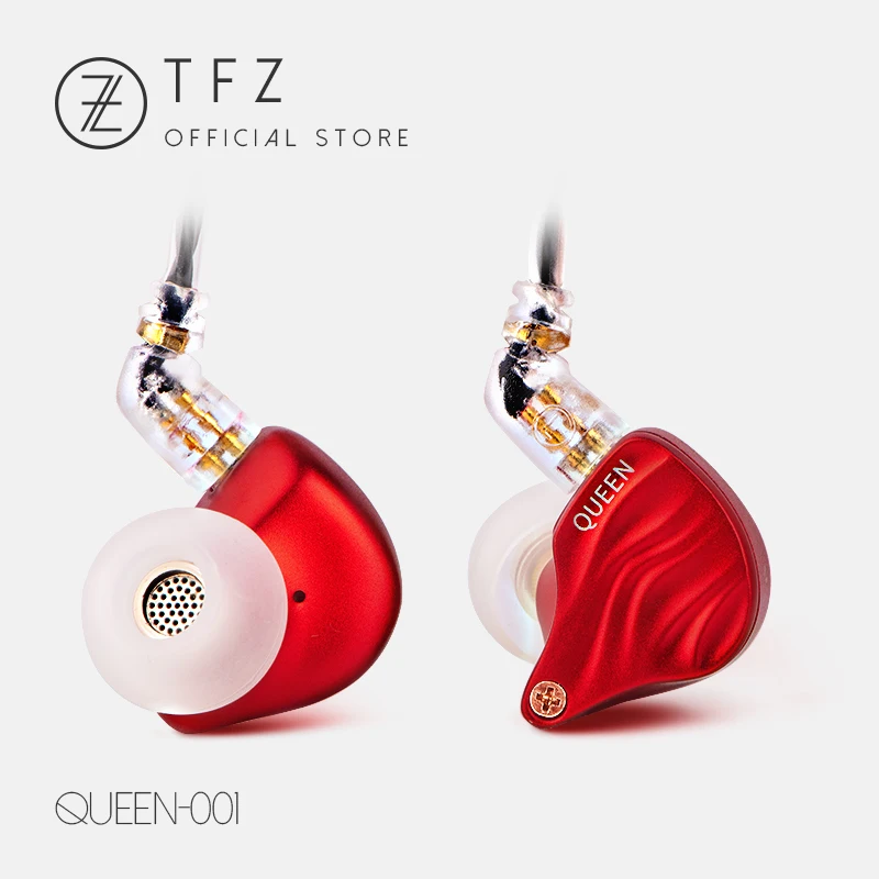 Проводные наушники TFZ Queen с монитором Спортивная стереогарнитура отличными