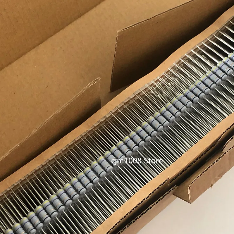 50 шт. сопротивление плавкого предохранителя серой краски пять цветов surrou 1 Вт 0.5R