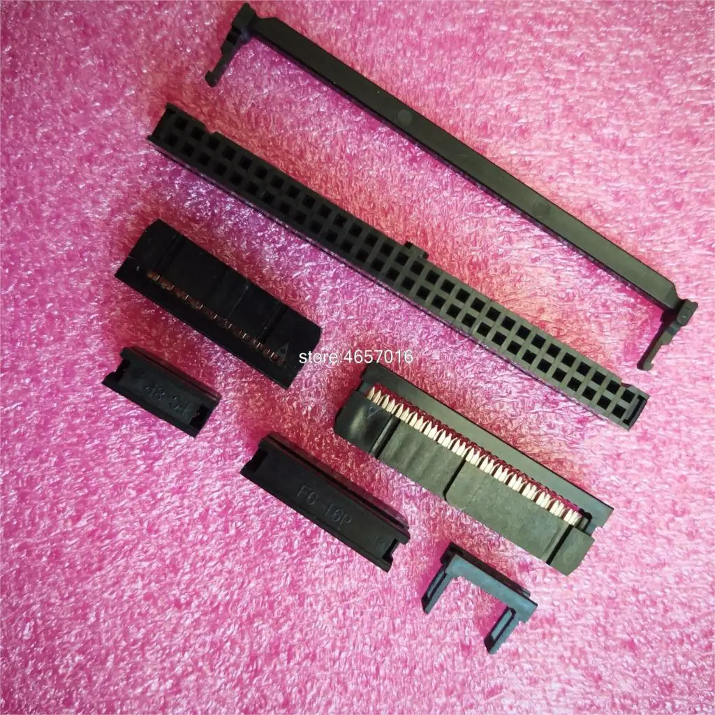 10 компл. FC-6/8/10/14/16/20/26/30/34/40/50P IDC 2x 3/4/5/7/8/10/13/15/17/20/25 контактный двухрядный шаг 2 54 мм