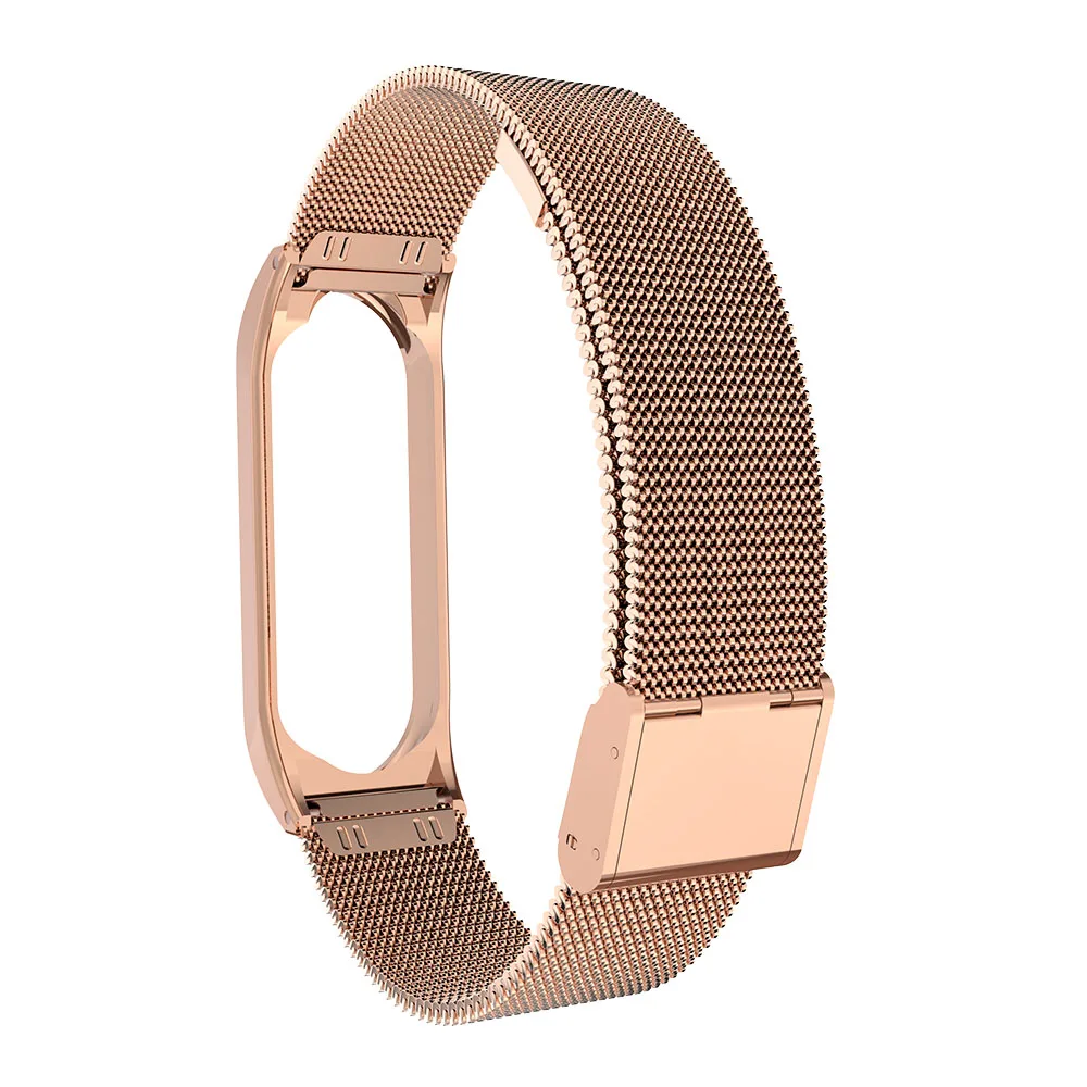 Браслет из нержавеющей стали для Xiaomi Band 4 и 3 металлический мужчин