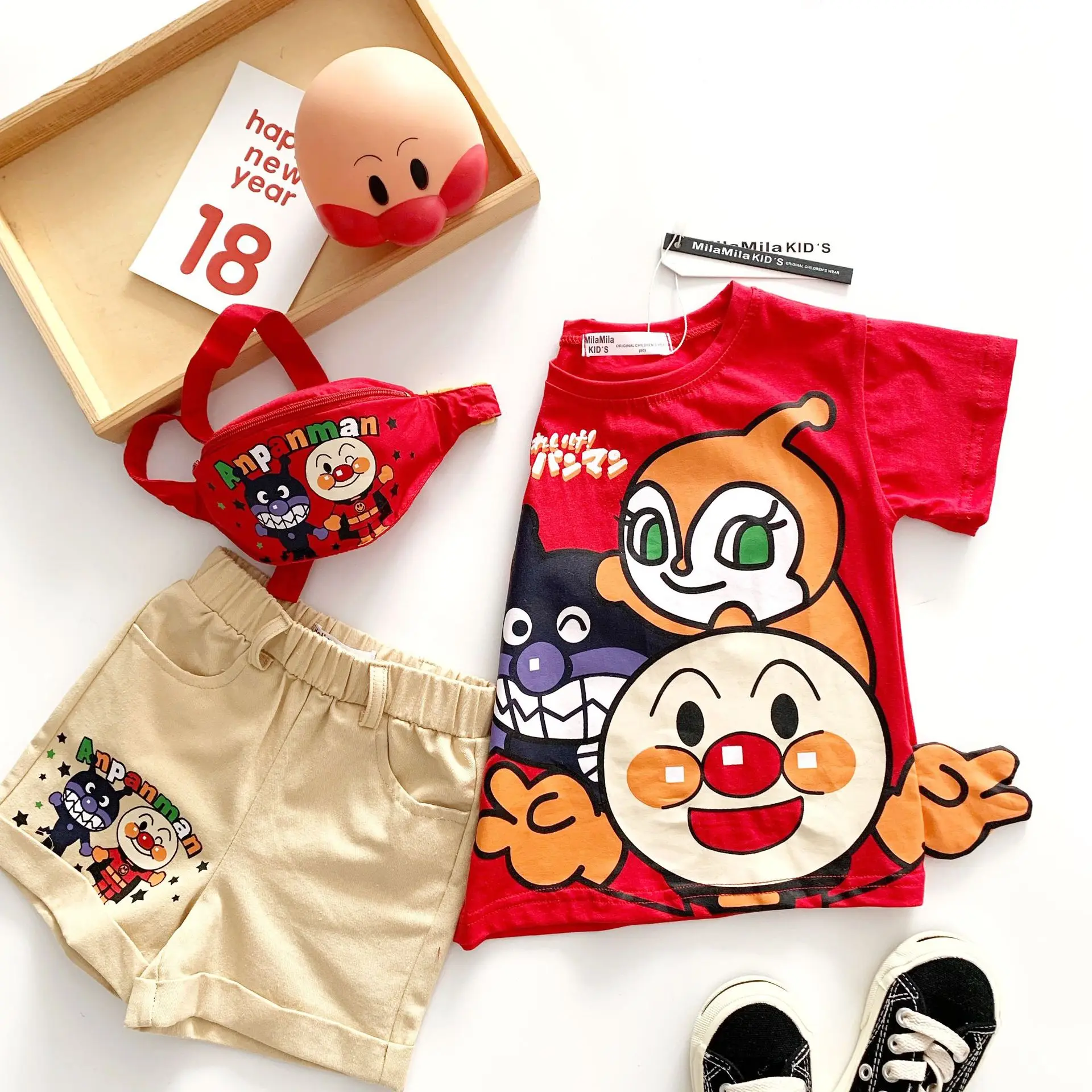 Tonytaobaby/новый летний костюм из 3 предметов с рисунком для мальчиков и девочек